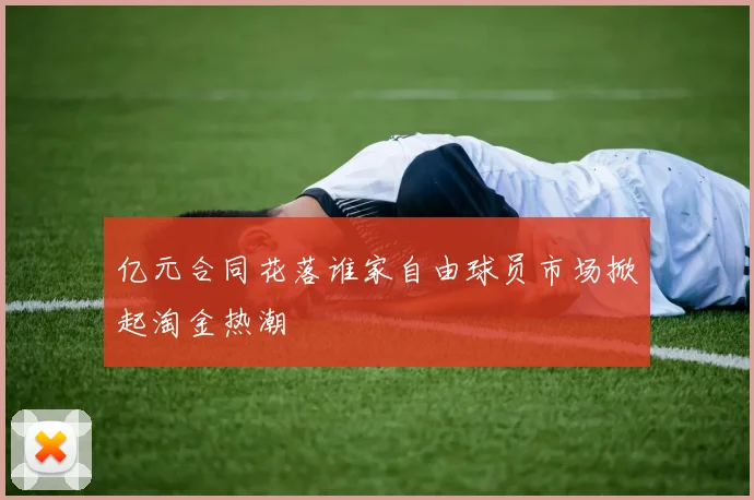 亿元合同花落谁家自由球员市场掀起淘金热潮